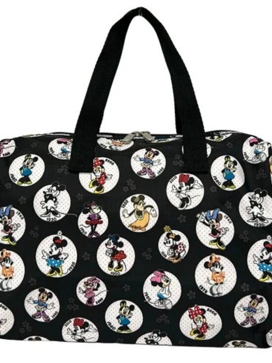 LESPORTSAC Handbags - LESPORTSAC Black Pink Multi Respo Nylon Handbag
